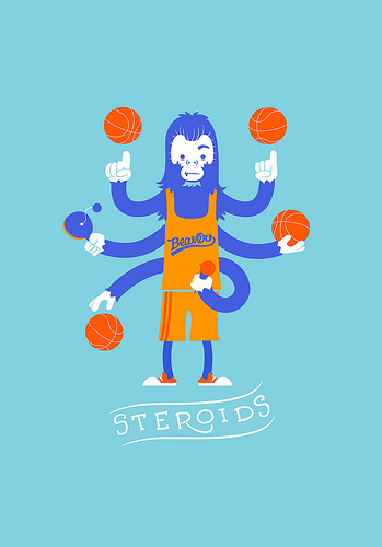 Illustration for article titled Retro Illustrations of Monsters at Work and Play